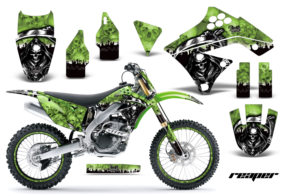 Kawasaki KXF 250 09-10 Graphic Kit Reap G NPs